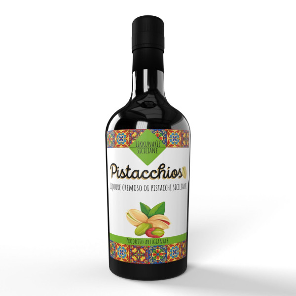 Handcrafted creamy Sicilian pistachio liqueur - 50 cl. 17% Vol.