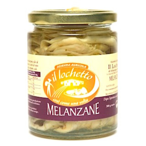 Aubergines in oil - Sicilian recipe 300 gr.