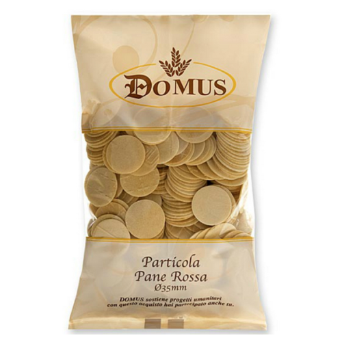 Communion wafers red bread diameter of 3,5 cm. - pack of 500 pieces