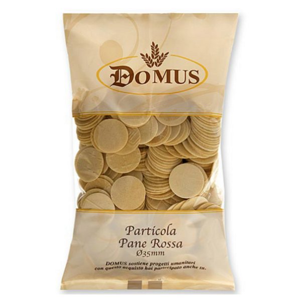 Communion wafers red bread diameter of 3,5 cm. - pack of 500 pieces