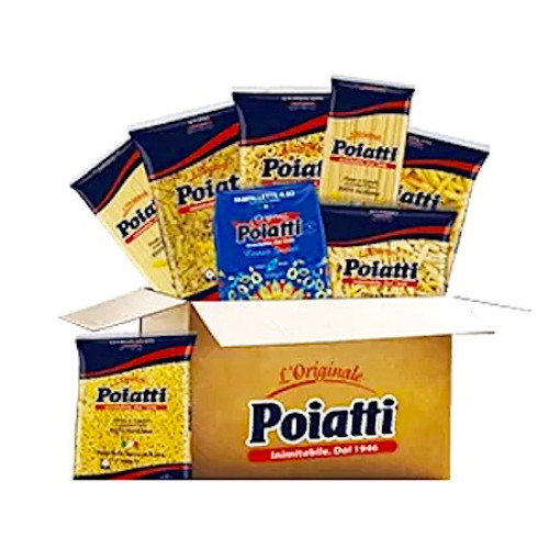 Box 2 Spaghettoni and 2 Rustichelli - 4 kg. Total