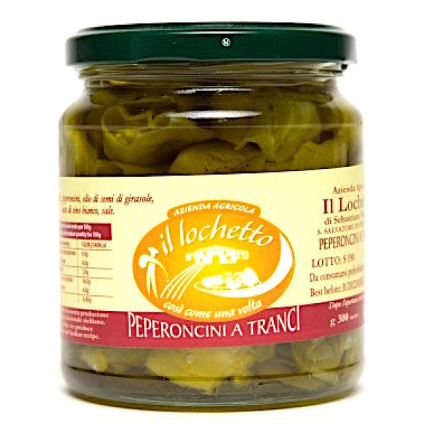 Sliced chillies in oil 300 gr.