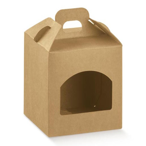 Jar boxes in havana cardboard for 1 jar of 500 gr. cm.9x9x10 - 10 pieces