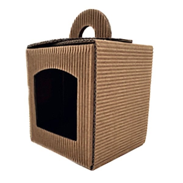 JARS HOLDER BOX - cardboard boxes 1 place for 250 gr. jars - mm.75x70x85 - 15 Pcs.