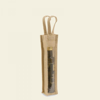 JUTE BOTTLE HOLDER FOR OIL BOTTLE WITH JUTA HANDLES - 10 Pcs.