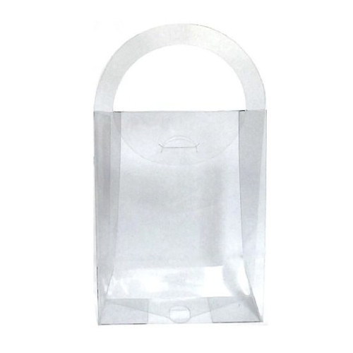 Transparent Box Borsetta with handles mm. 132x42x170 - 10 Pcs.