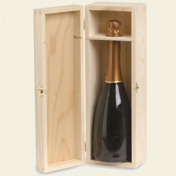 1 BOTTLE WOODEN BOX - RISERVA - 4 Pcs.