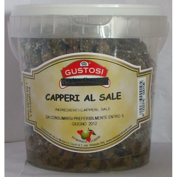 Sicilian salted capers - Italian Specialties - Oz. 35,27