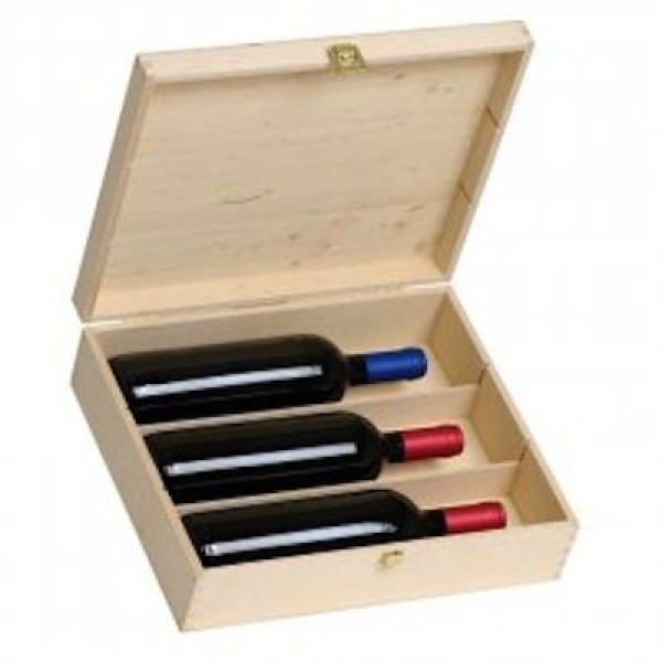 3 BOTTLES WOODEN BOX - RISERVA - 2 Pcs.