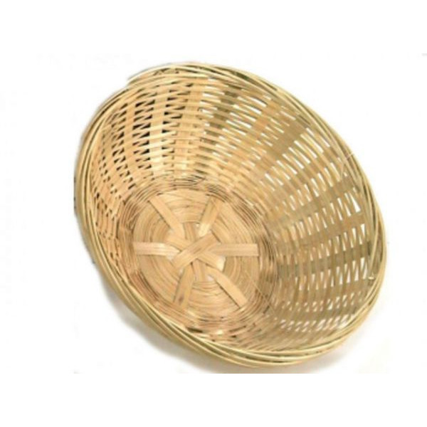 Wooden circle basket cm.20 h.6- 5 Pcs.