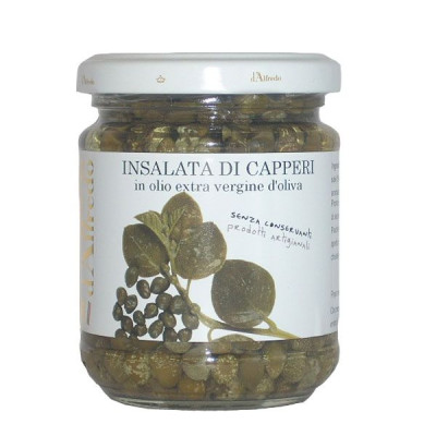 Sicilian capers salad in extra virgin olive oil - 6,35 Oz.