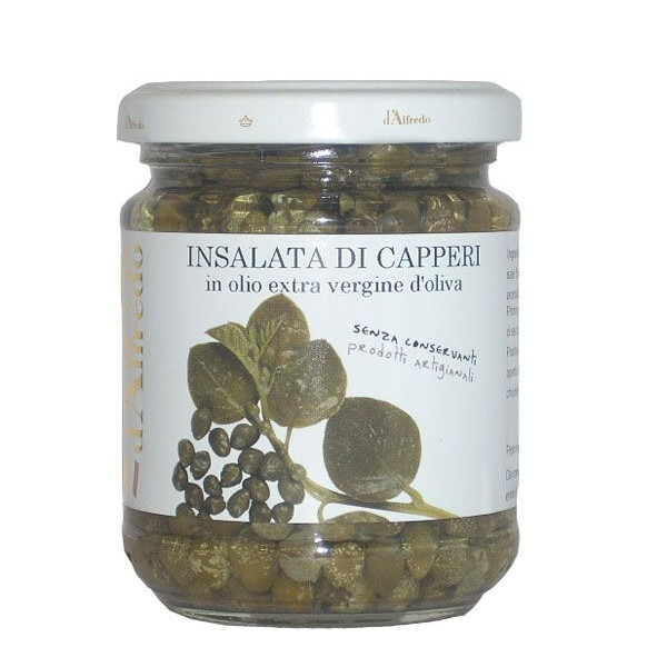 Sicilian capers salad in extra virgin olive oil - 6,35 Oz.
