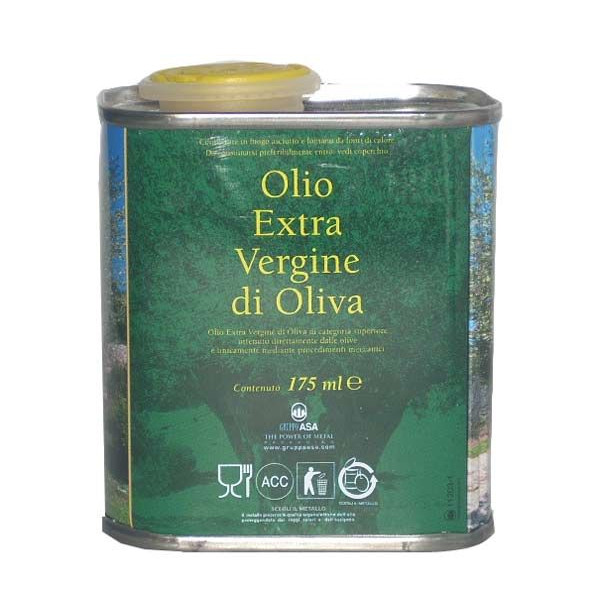 "Extra olive oil" containers for oil transport ml.175
