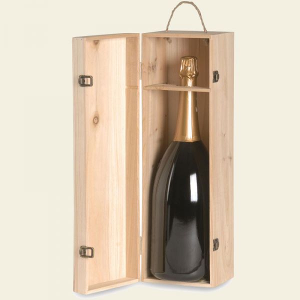 NATURAL WOOD BOX MAGNUM CHAMPAGNOTTA Lt.3
