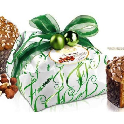 Sicilian cake PANETTONE MADONIE with sultanas and hazelnuts from Madonie Mountains - 35,28 Oz.