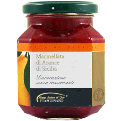 Sicilian BLOOD ORANGES marmalade Fiasconaro - 12,70 Oz. (360 gr.)