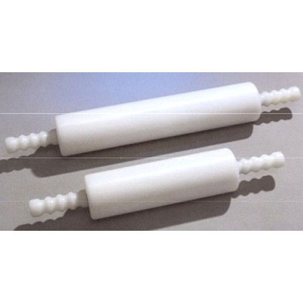 Polyethylene non-stick rolling pin with fixed handles - 5 inc/400 mm. - 1 Piece