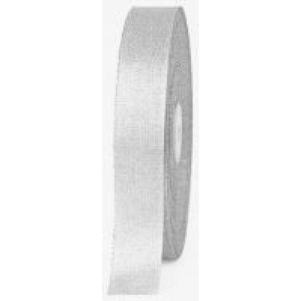 Satin white ribbon  - 3 mm wide roll 100 mt. long -