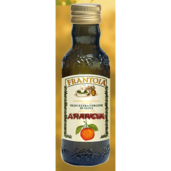 Sicilian extra virgin Olive oil flavored with ORANGE - 250 ml.