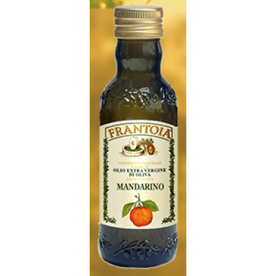 Sicilian extra virgin Olive oil flavored with MANDARIN Orange - 250 ml.