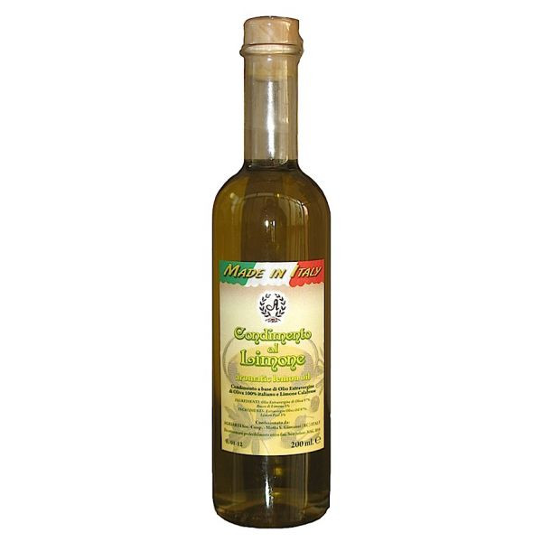 Extra virgin olive oil flavored with lemon - ml.200