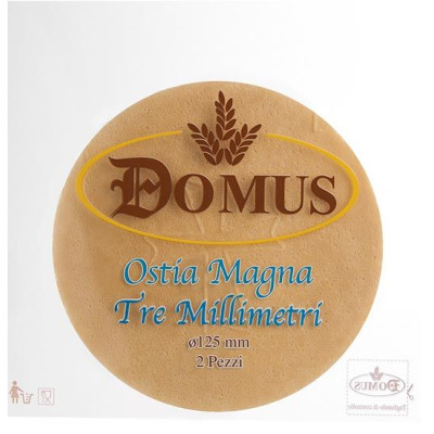 Concelebrated Eucharistic Wafer Magna Thickness 3mm. diameter of 12,5 cm. pack of 3 pieces
