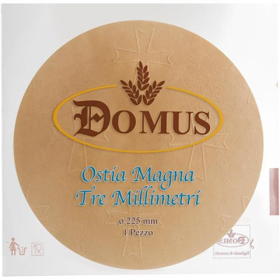 Concelebrated Eucharistic Wafer Magna Thickness 3mm. diameter of 22,5 cm. pack of 3 pieces