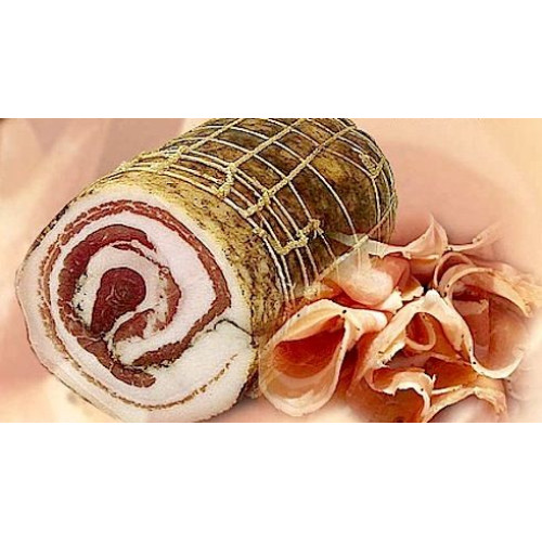 Pork rolled belly bacon from Calabria - Approximately 35,27 Oz. (Kg.1)