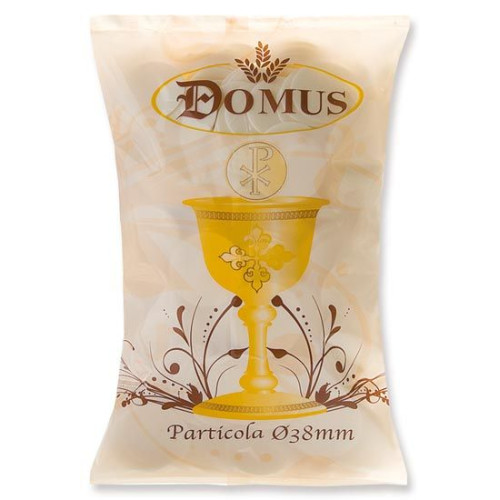 Thin Communion wafers diameter of 3,8 cm. thick 1 mm.pack of 500 pieces