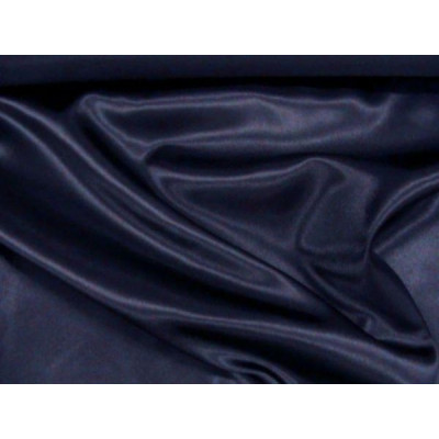 Satin BLUE 100% polyester - height 150 cm - 190 gr./mt. - 1 meter