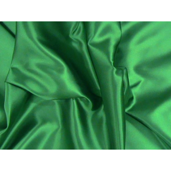 Satin ITALIAN GREEN 100% polyester - height 150 cm - 190 gr./mt. - 10 linear meters SAVE 10%