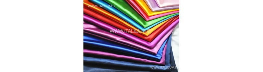 Satin fabric colored per meter