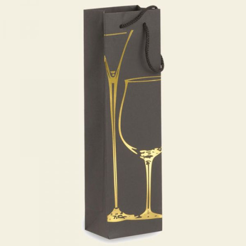 PAPER BAG BOTTLE HOLDER RISERVA FOR 1 BOTTLE - 50 Pcs. 35% DISCOUNT