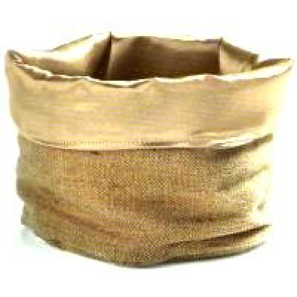 Jute bag maxi for confetti with lined satin interior mm.120x120 - 15 Pcs.
