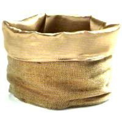 Jute bag little for confetti with lined satin interior mm.70x40 - 100 Pcs. 10% Discount