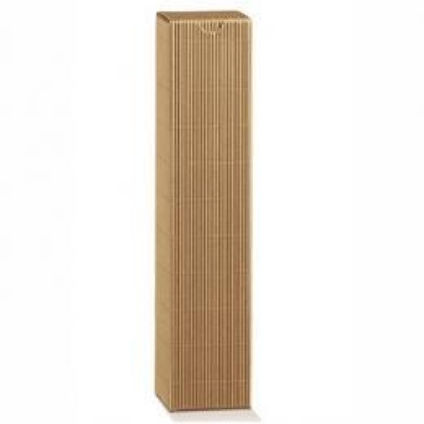 Box for oil bottles in corrugated brown paper mm.45x45x215 - Pz.10