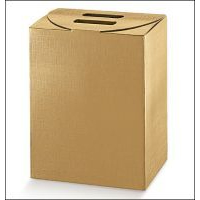 Christmas gift cardboard boxes Gold mm.245x190x340 - 50 Pcs. 10% Discount