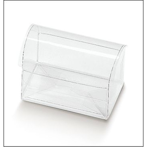 Clear PVC Casket boxes Cofanetto mm. 100x70x75 - 10 Pcs.