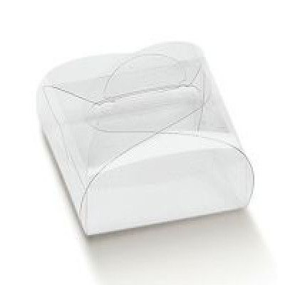 Transparent PVC mini-case mm. 47x47x17 
