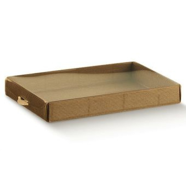 Wave havana Cardboard boxes with PVC clear cover mm.200x150x35 - 10 Pcs.