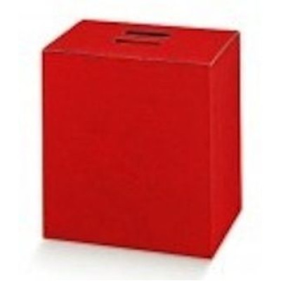 Christmas gift cardboard boxes Red Skin effect mm.330x250x350 - 5 Pcs.