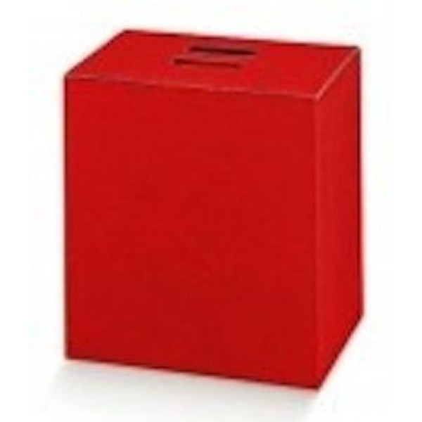 Christmas gift cardboard boxes Red Skin effect mm.330x250x350 - 5 Pcs.