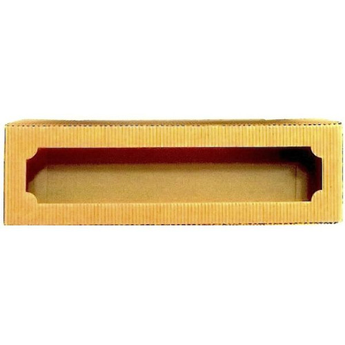 SINGLE DOSIS JARS HOLDER cardboard boxes 4 places each 50 gr. to 100 gr.- mm.240x65x70 - 15 Pcs.
