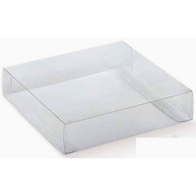 Clear box PVC - laterally opening - mm.200x200x40 - 10 Pcs.