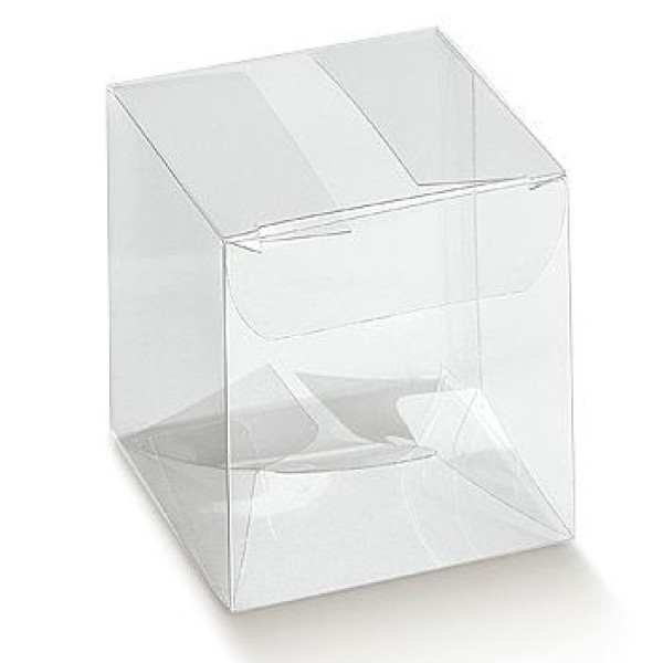 Clear gift boxes - opening from above - mm.170x170x310 - 20 Pcs.
