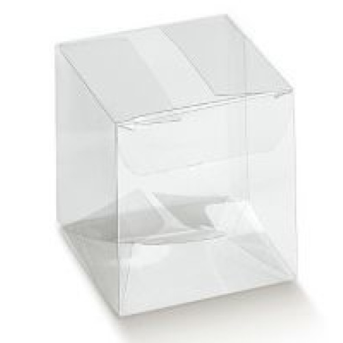 Clear box - opening from above - mm.100x100x140 - 10 Pcs. 
