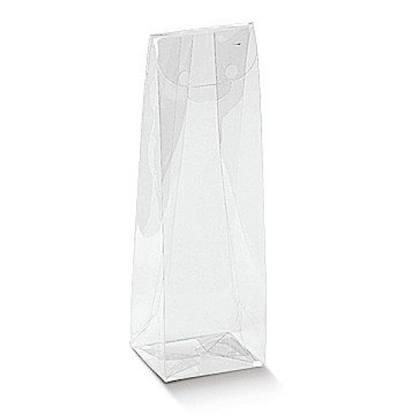 Transparent sickbag box Sacchetto - opening from above - mm. 50x40x155 - 10 Pcs. 