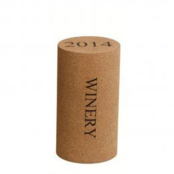 Stool STOPPER noble in solid cork cm.24x44