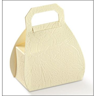 Colored cardboard boxes "Borsa" Ivory Soft mm.80 - 10 Pcs.