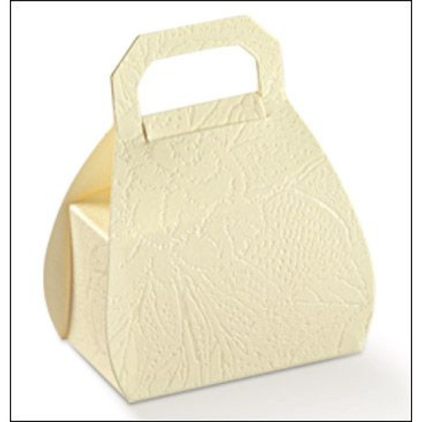 Colored cardboard boxes "Borsa" Ivory Soft mm.80 - 10 Pcs.